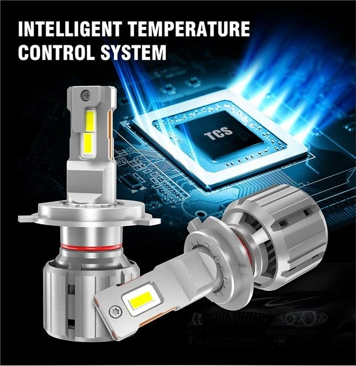 120W LED Headlight With Tiny Size 12000LM Car Lamp With Canbus