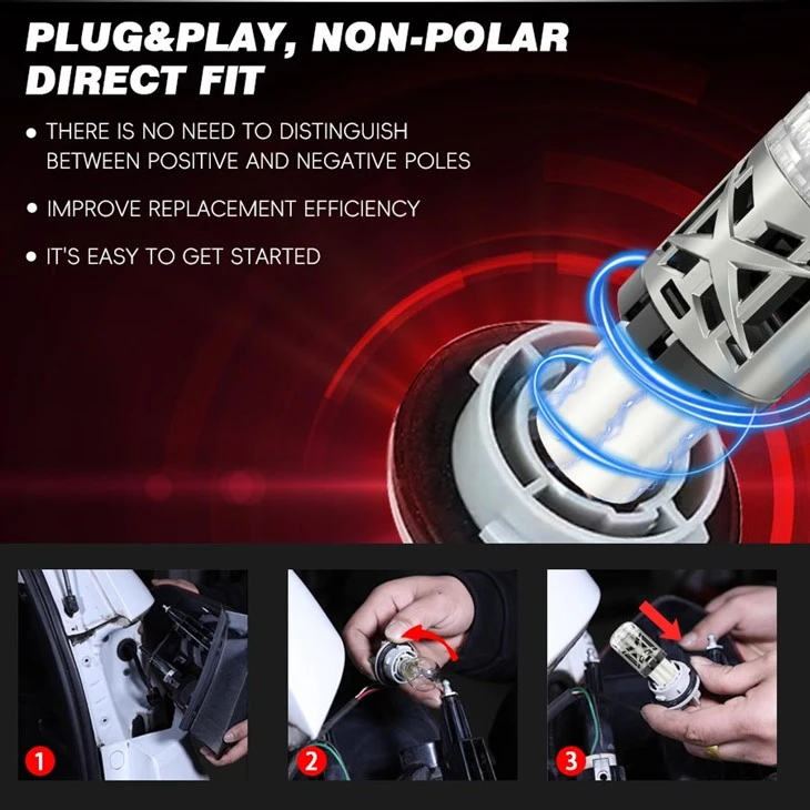 Canbus Turn Signals Rear Fog Back-Up Light LED