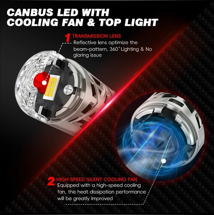 Canbus Turn Signals Rear Fog Back-Up Light LED