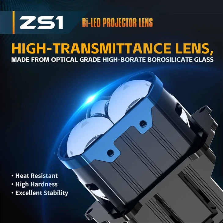 Bi-LED Square Projector Lens 3 Inch With Dual Low Beam best